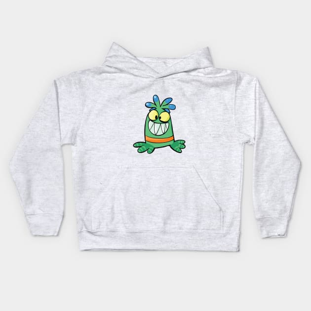extraterrestrial characters Kids Hoodie by duxpavlic